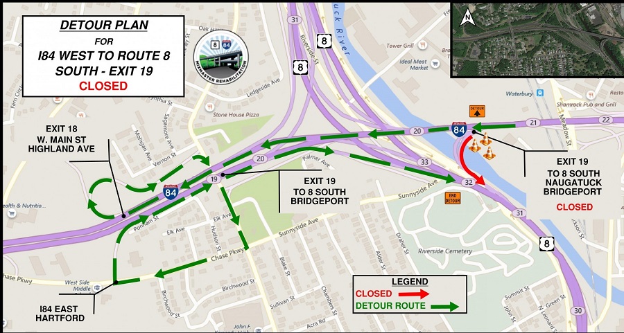 I84 Exit 19 Detour